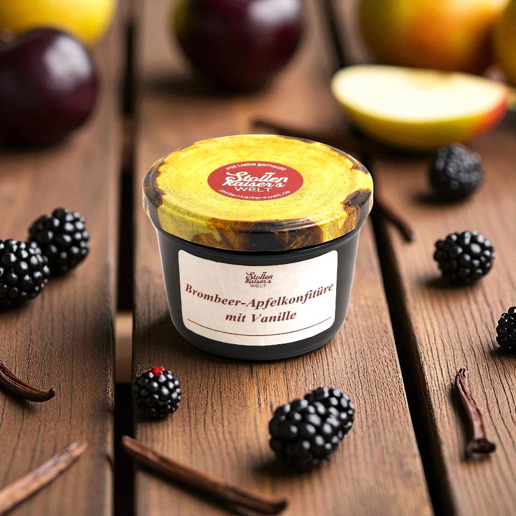 Brombeer-Apfelkonfitüre mit Vanille