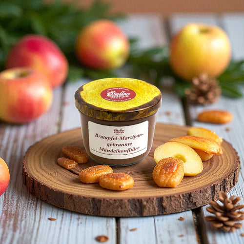 Bratapfel-Marzipan gebrannte Mandelkonfitüre