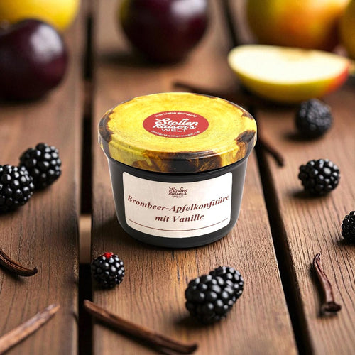 Brombeer-Apfelkonfitüre mit Vanille