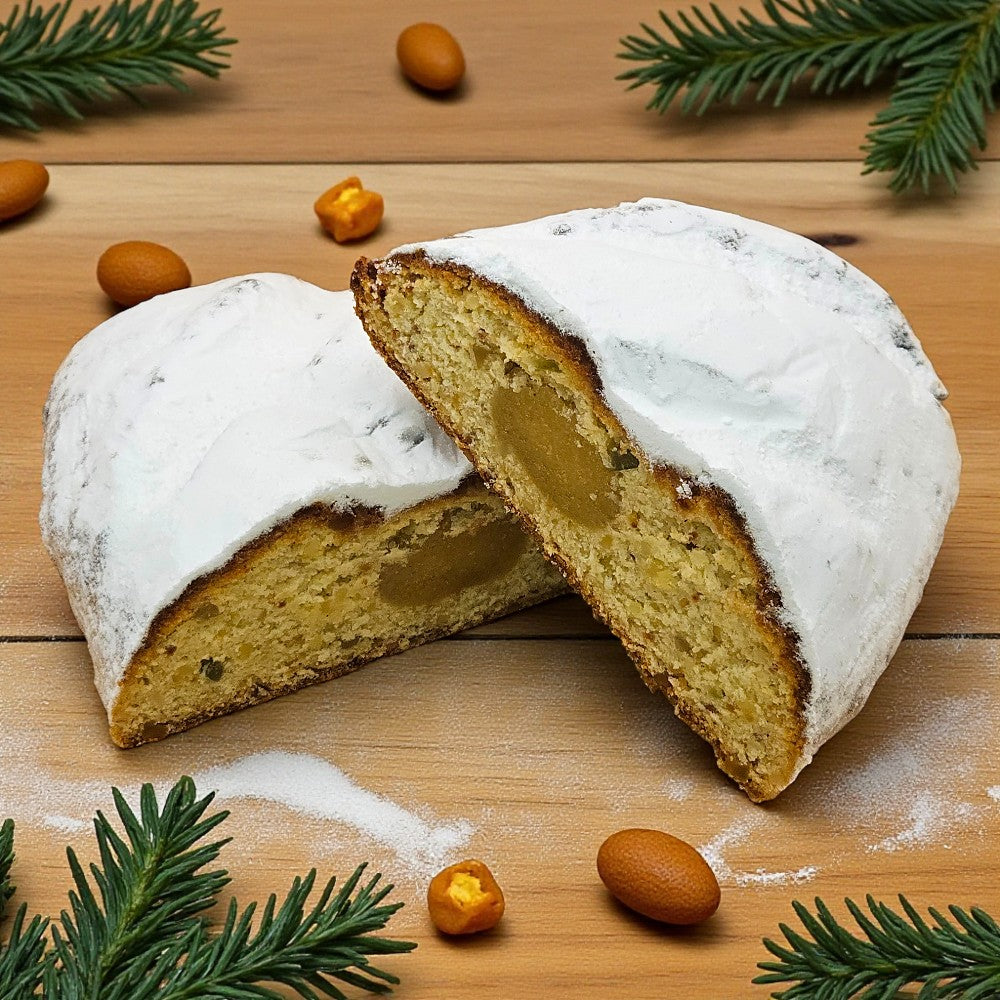 Mandel-Marzipanstollen