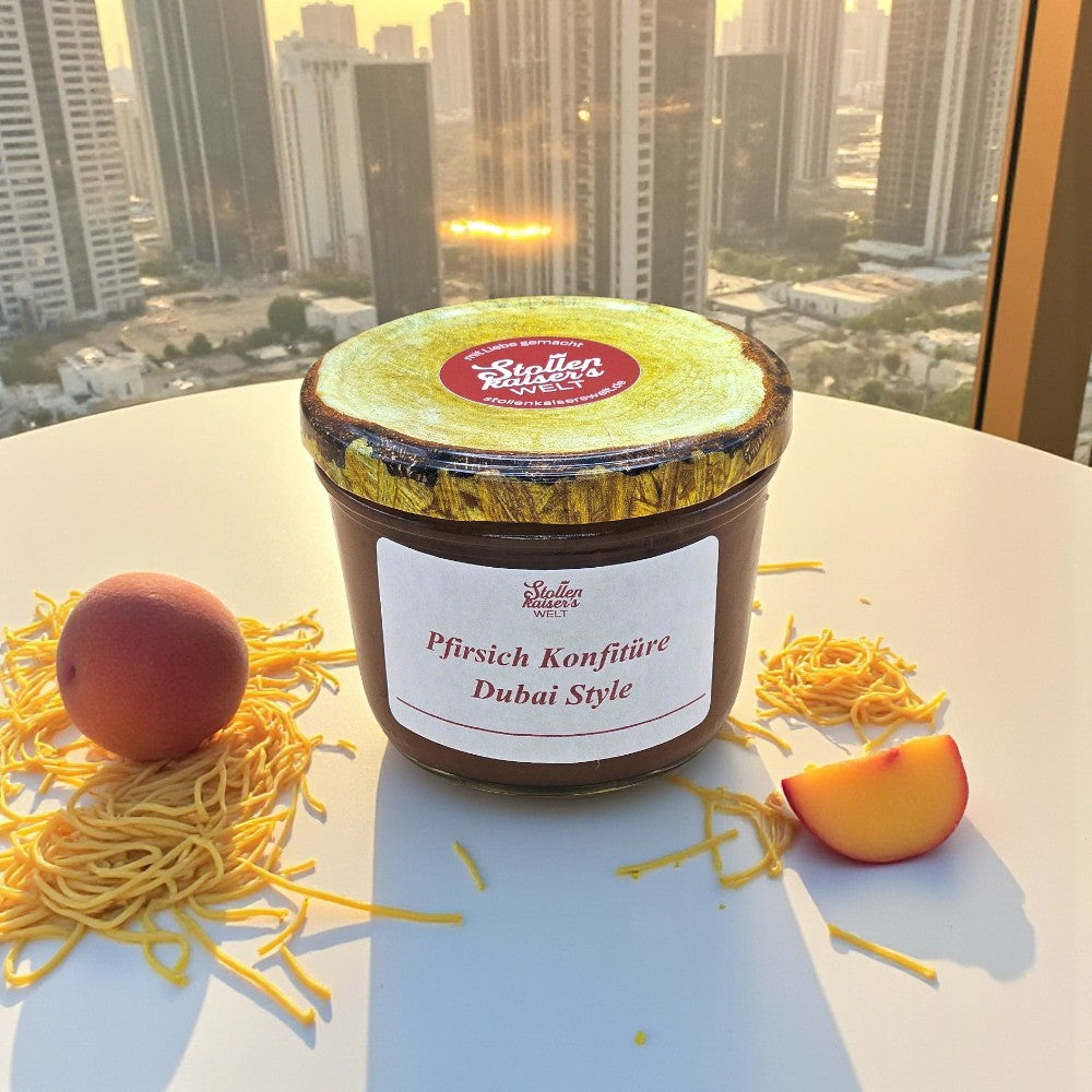 Pfirsich Konfitüre Dubai Style