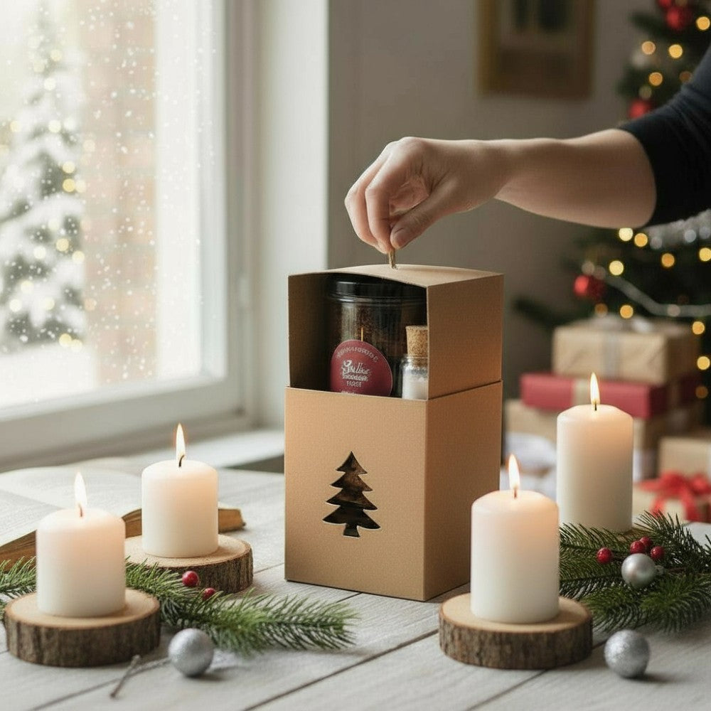 Christstollen im Glas