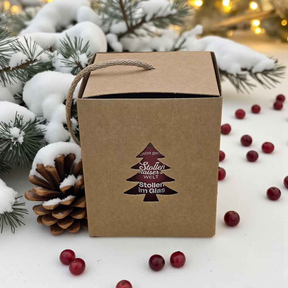 Christstollen im Glas